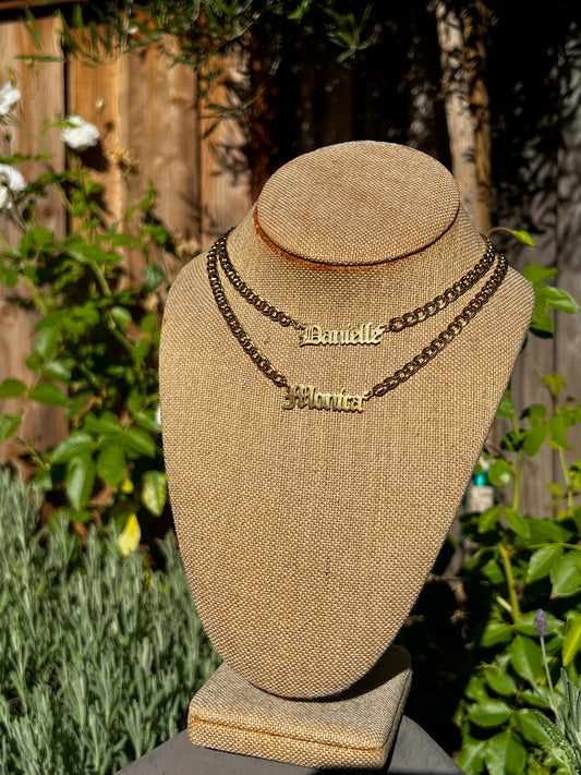 Custom Name Cuban Link Necklace