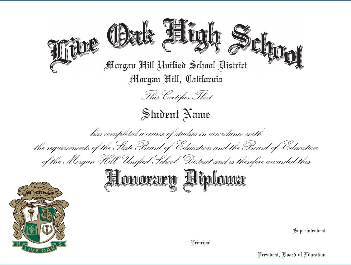 Honorary Diploma