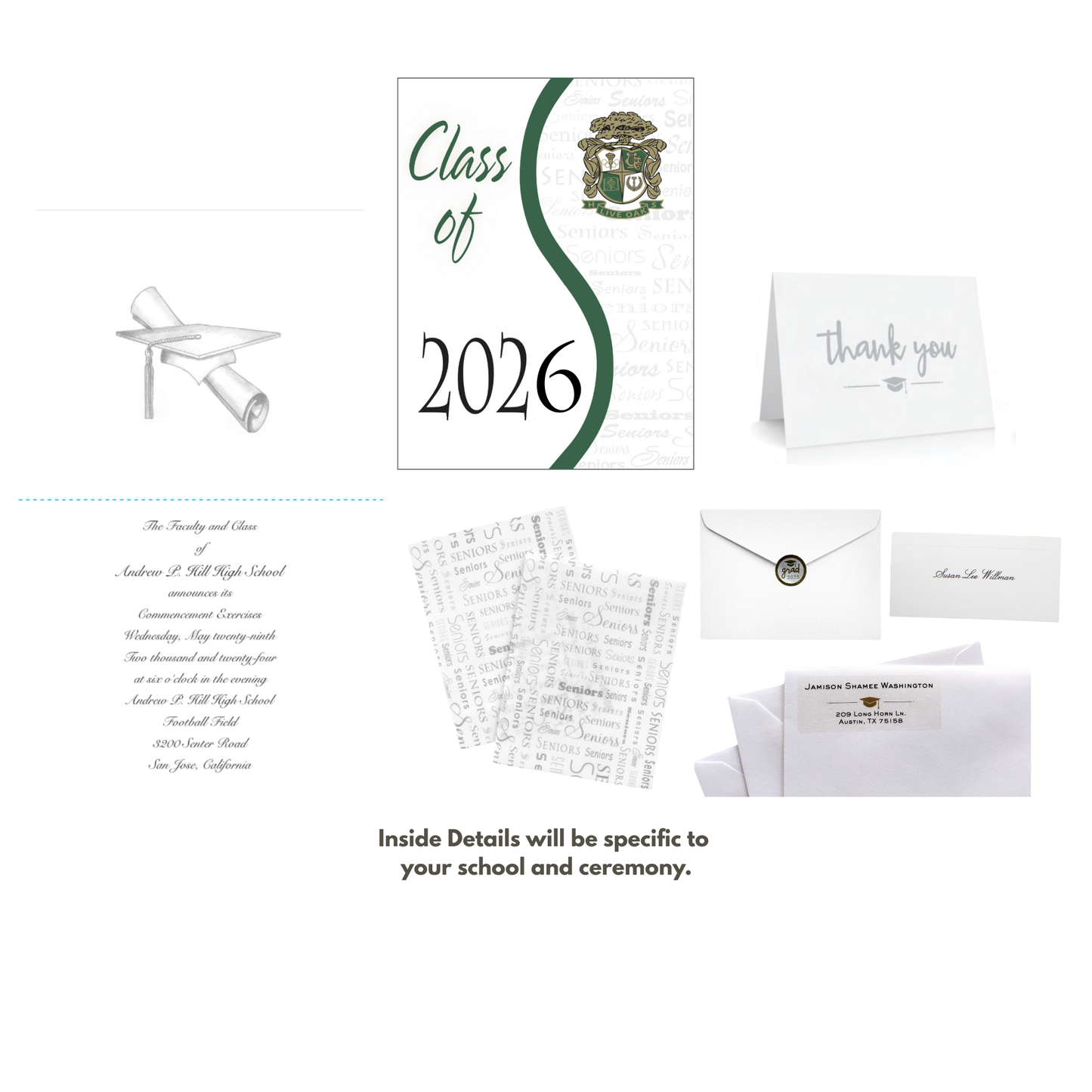 Stationery Set for 25 Recipients