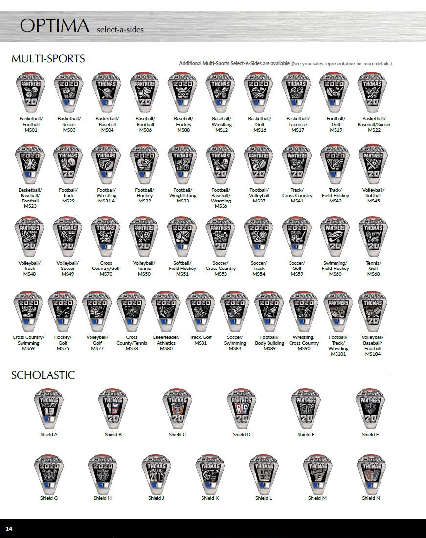 School Class Ring OP11 (Large)