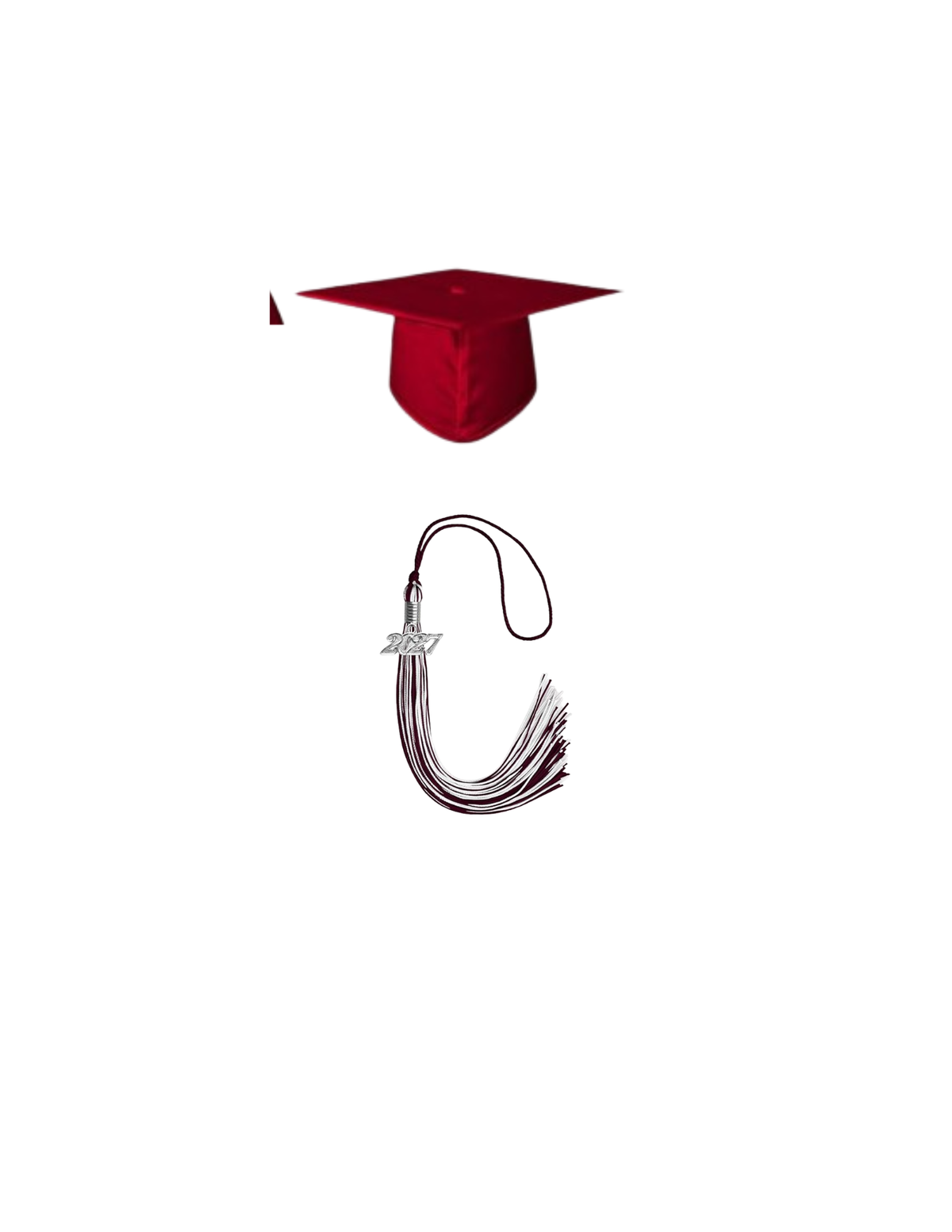 Cap & Tassel only (No gown)