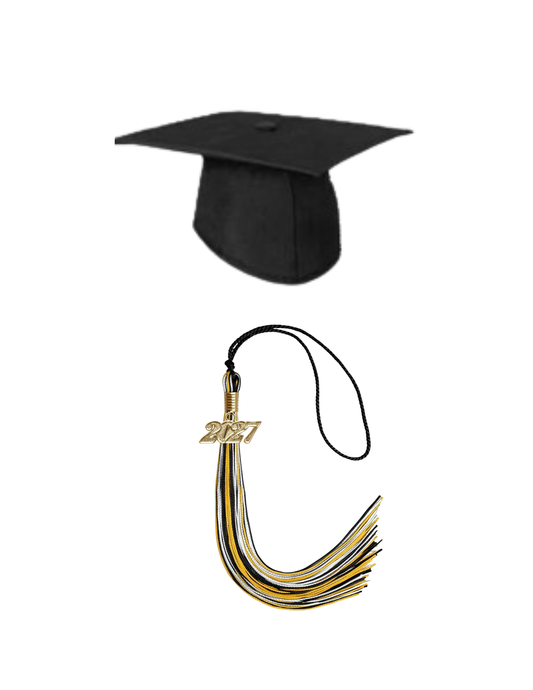 Cap & Tassel only (No gown)