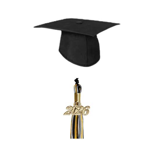 Cap & Tassel only (No gown)
