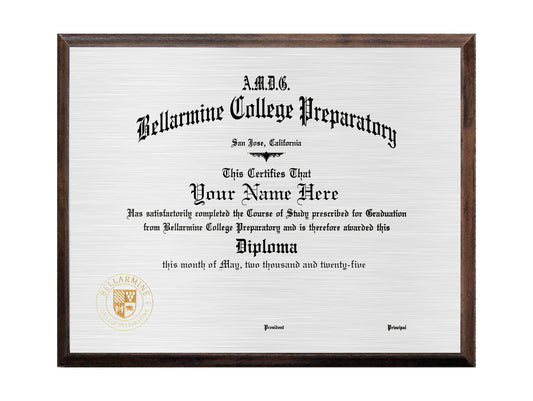 Diploma Plaque