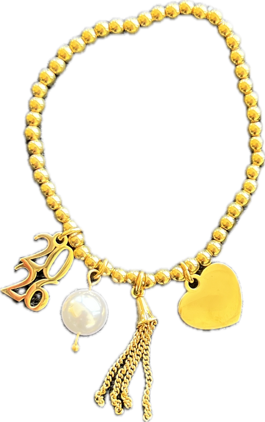 Grad Charm Bracelet