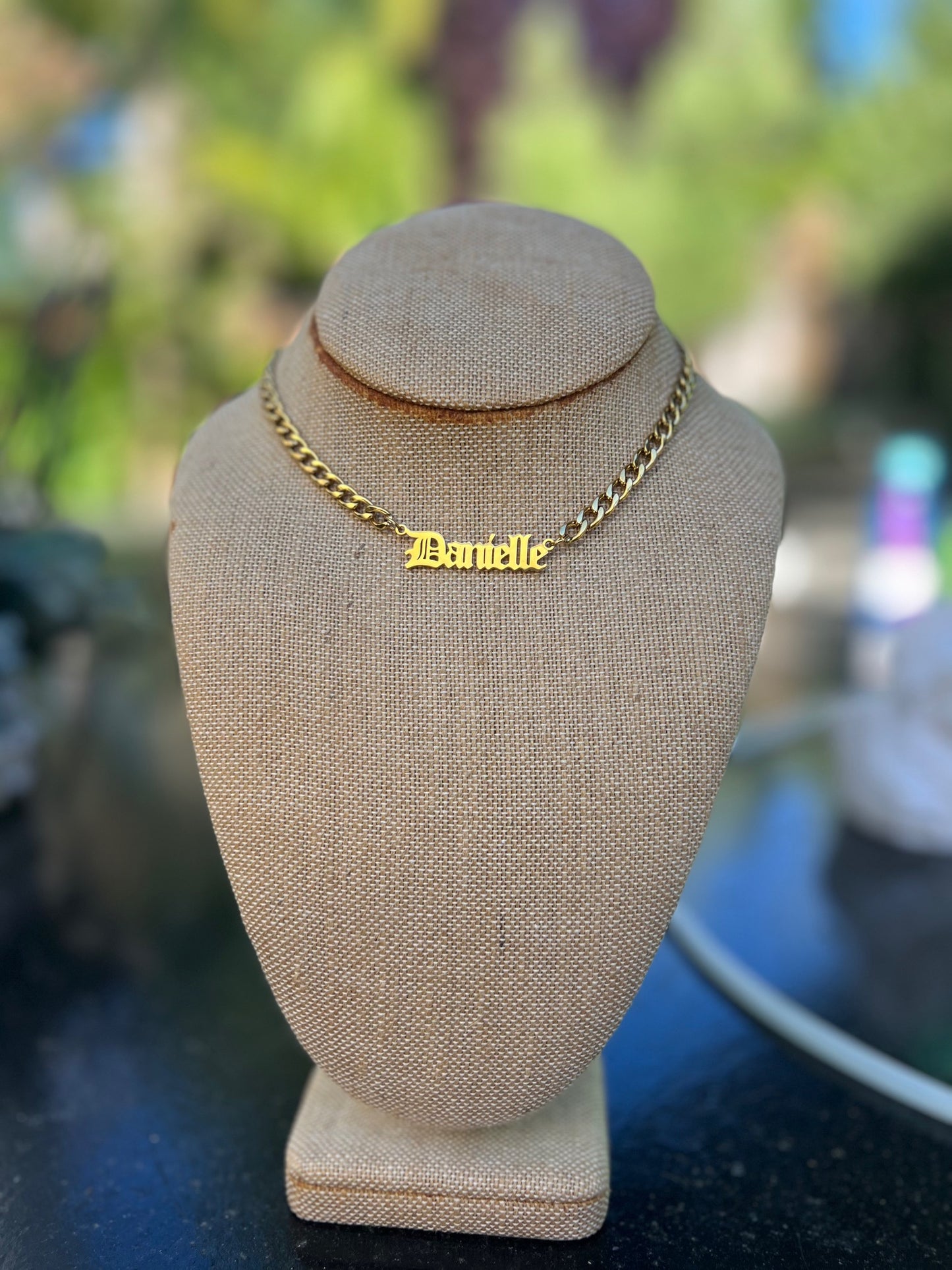 Custom Name Cuban Link Necklace