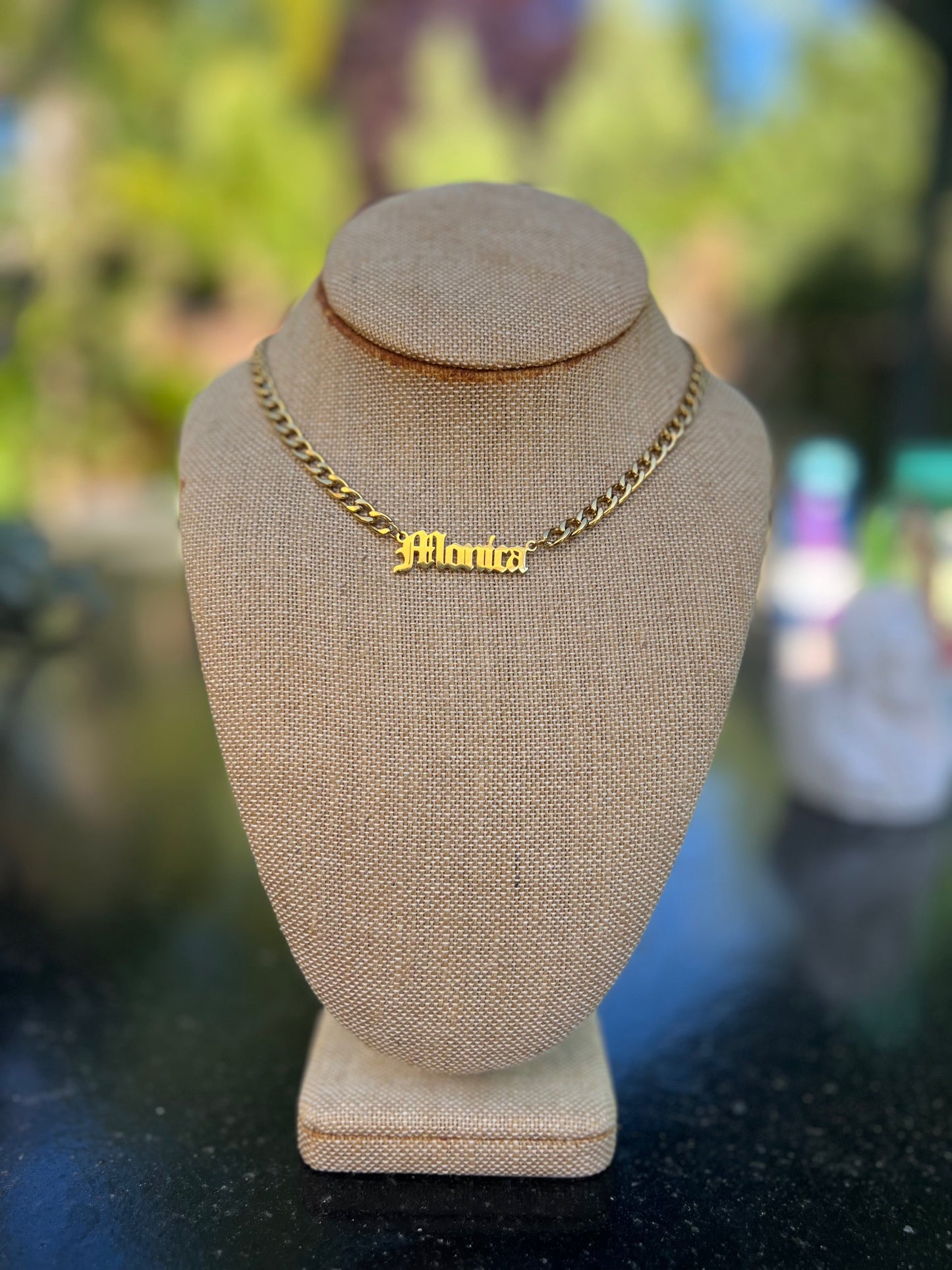 Custom Name Cuban Link Necklace