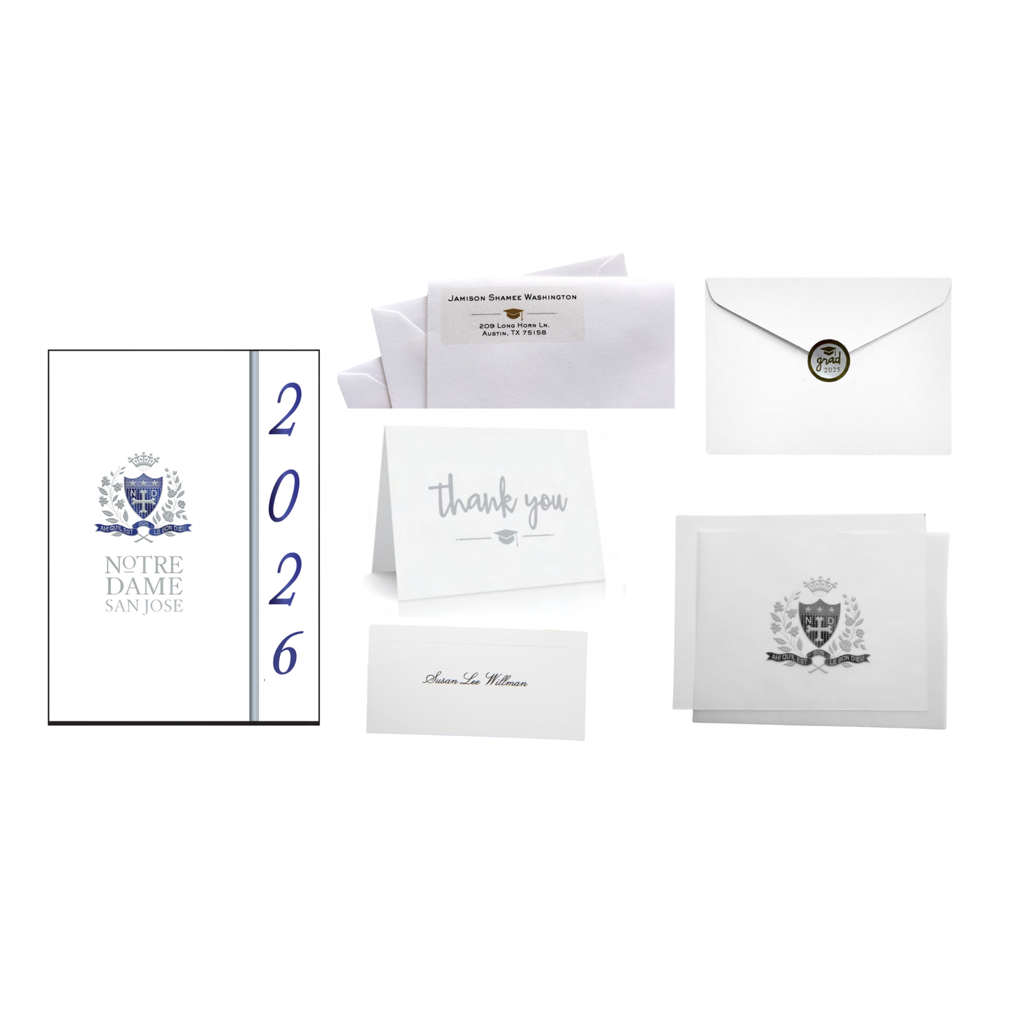 Stationery Set for 25 Recipients