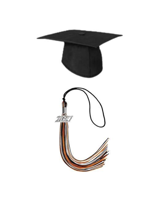 Cap & Tassel only (No gown)
