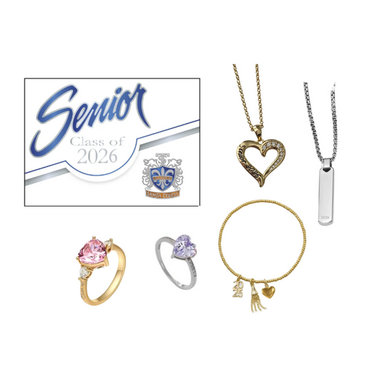 Grad Announcements (10) & Your Choice of 1 Senior Jewelry