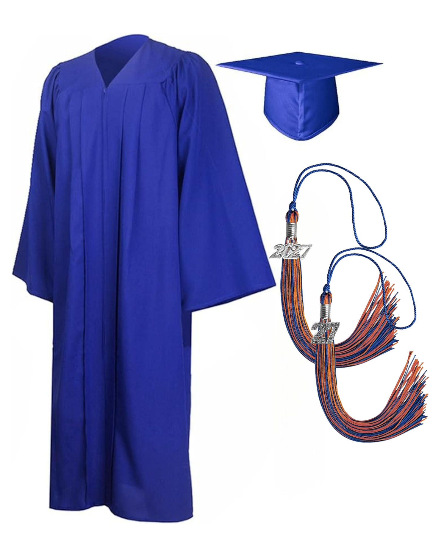 Cap, Gown & Regular Tassel with Ice or Mascot Tassel