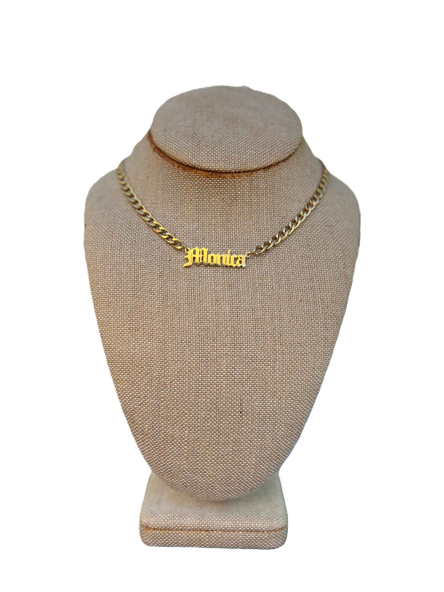 Custom Name Cuban Link Necklace