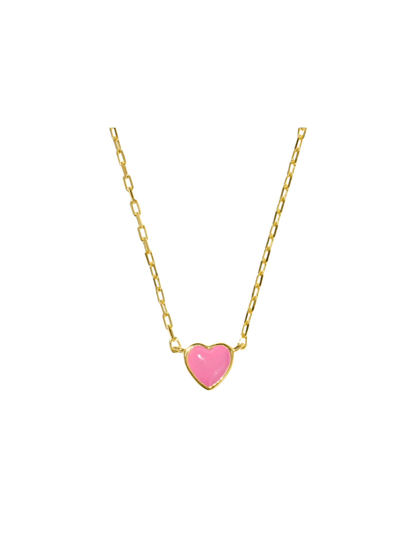 Pink Heart Necklace