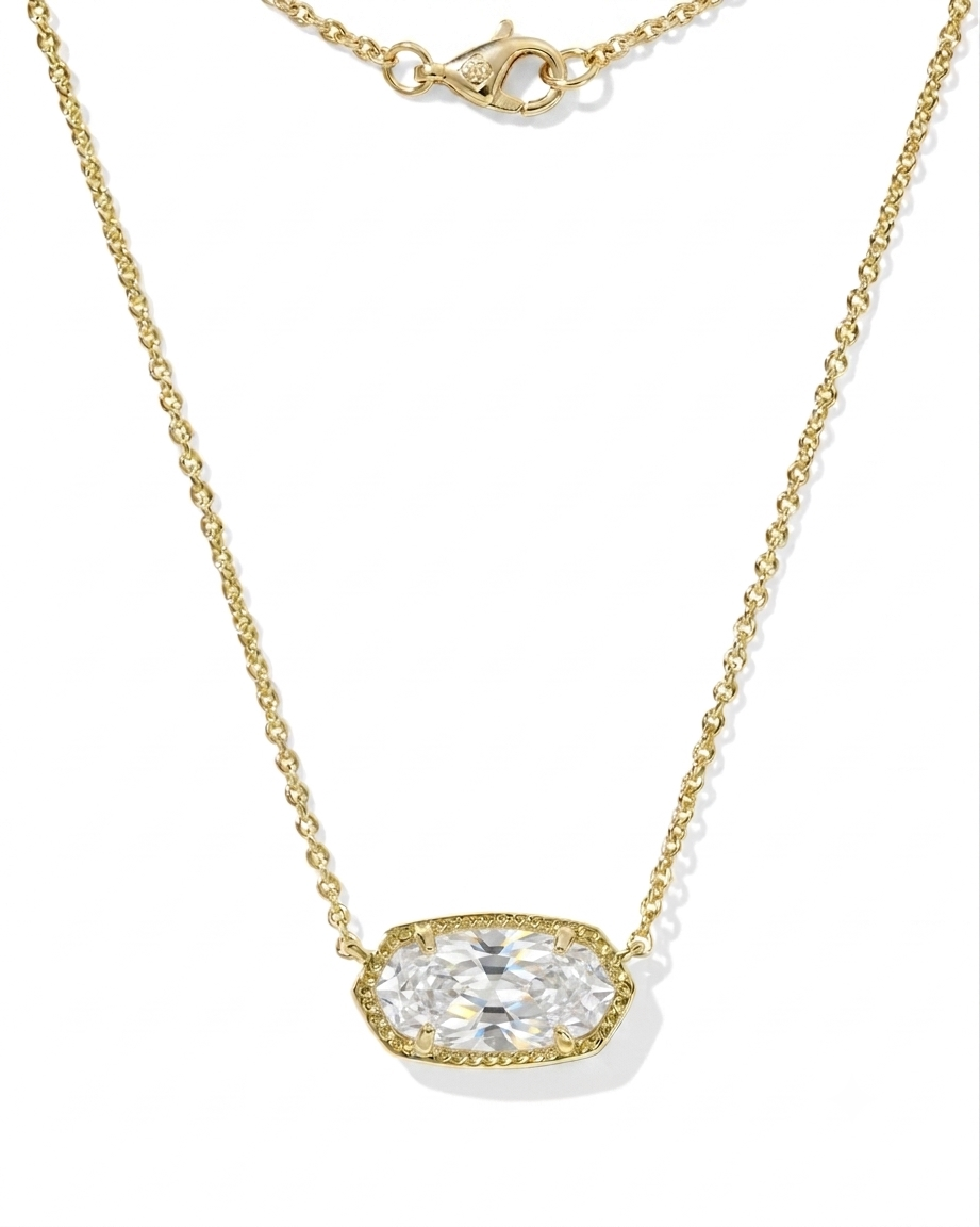 Rhinestone Pendant Necklace